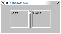 panedwindow